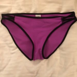 Purple bathing suit bottoms